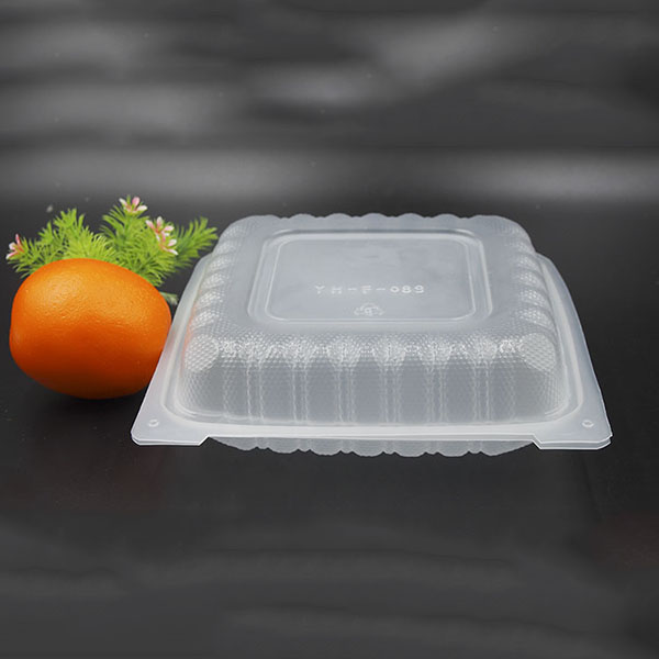 单格白色餐盒